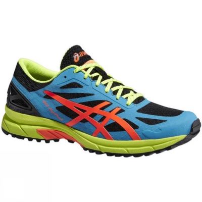 Zapatillas Running Asics Gel-FujiPro Hombre Negras / Naranjas - Chile IPA753914